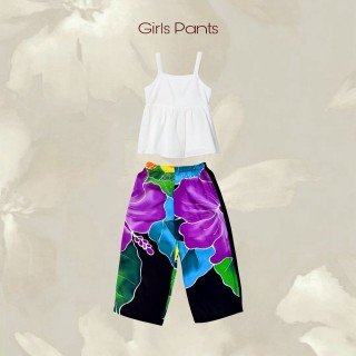 Kids Rayon Hand Painted Pants